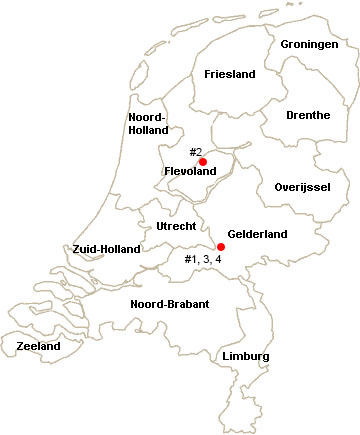 Kaart veldproeven 2016